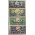 INDONESIA 1959 . FIVE 5 - FIFTY 50 RUPIAH BANKNOTES . SPECIMEN SET